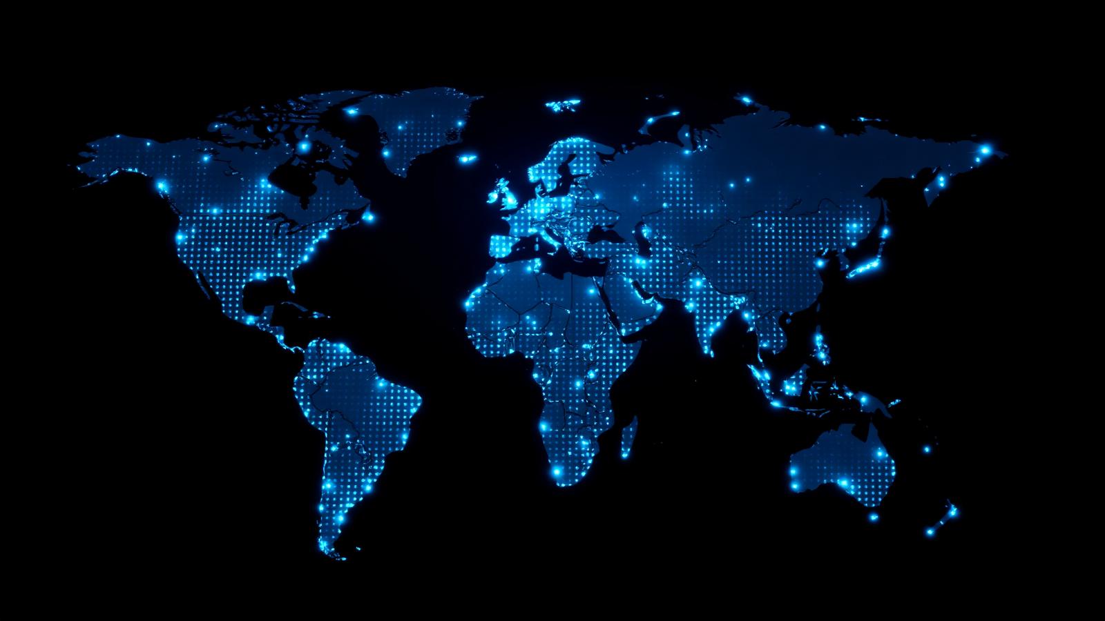 NetMan global network coverage map